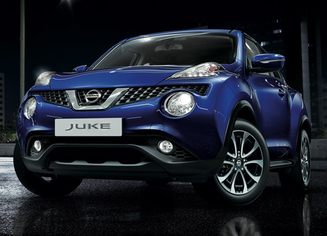 This stylish blue crossover was reviewed from top to bottom in our Nissan Juke Review.